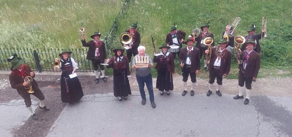 Musikkapelle Huben in Osttirol Wiedenhofer Roman 70.Geburtstag