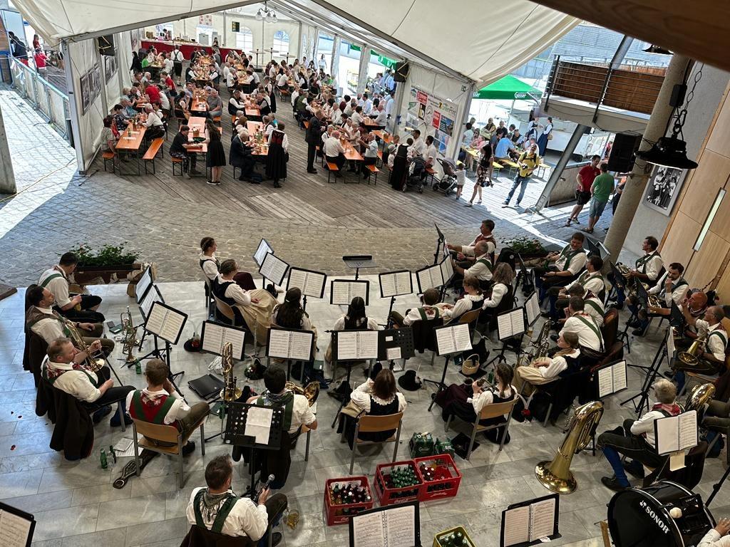 Musikkapelle Huben in Osttirol Kirchtagsfest 2023