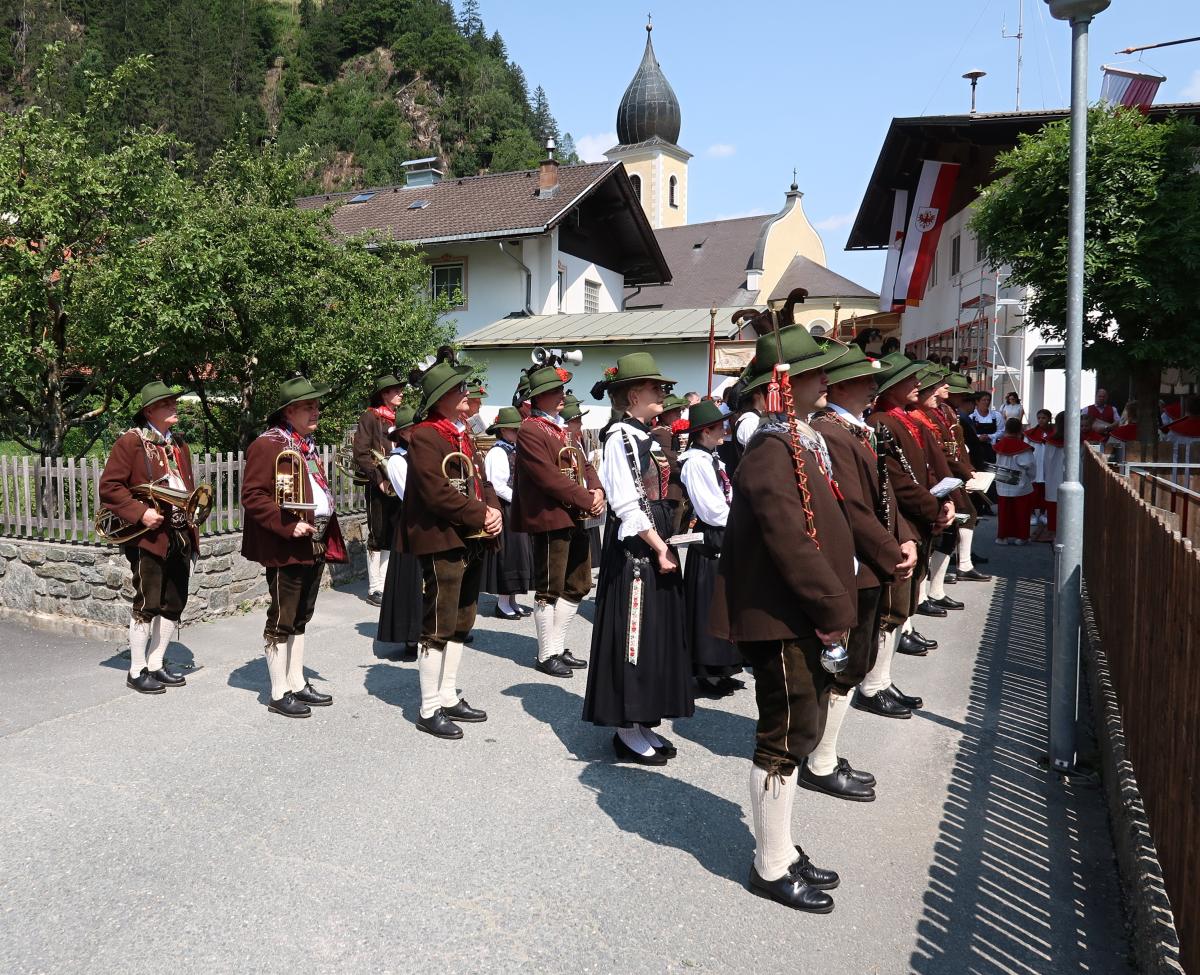 Musikkapelle Huben in Osttirol Kirchtagsfest 2023