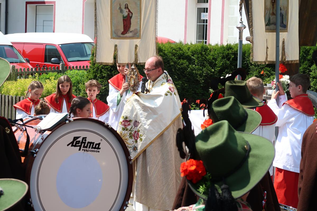 Musikkapelle Huben in Osttirol Kirchtagsfest 2023