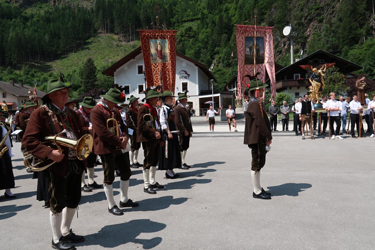 Musikkapelle Huben in Osttirol Kirchtagsfest 2023